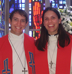 The Rev. Jeremy Ullrich and the Rev. Amanda Ullrich