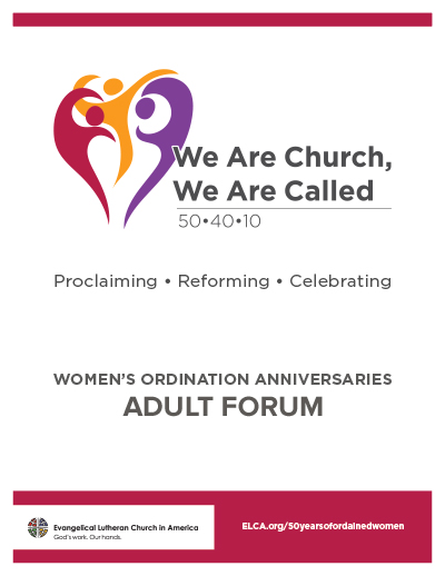 50 Years of Ordained Women - Adult Forum
